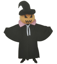 Abóbora comprido mascote trajes de fantasia adulto cosplay vestido de festa jogo dia das bruxas 2024 - compre barato