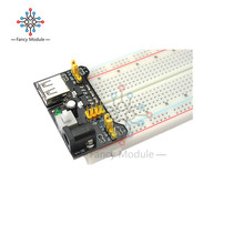 Solderless PCB Placa De Ensaio 830 Ponto + MB102 Breadboard Power Module Abastecimento 3.3/5V 2024 - compre barato