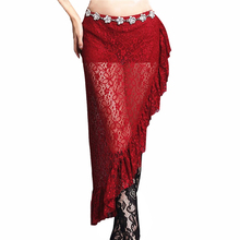 Floral Lace Women Belly Dance Accessories Triangle Wrap Belts Hip Scarf Belly Dance Skirt Lace-up 2024 - buy cheap