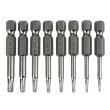 8Pcs Professional and Practical Magnetic Torx Screwdriver Bits Set Electric Screwdriver 50mm Length Best Tool 2024 - buy cheap