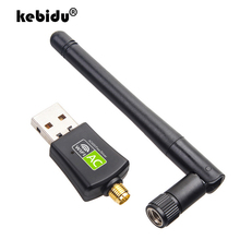 Kebidu-tarjeta de red de 600Mbps, adaptador Wifi USB de banda Dual, 5Ghz/2,4 Ghz, Dongle de antena LAN, para Win 7, 8, 10, RTL8811CU 2024 - compra barato