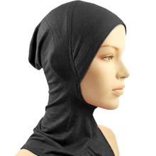 Gorro con diseño de Ninja hiyab para mujer, bufanda de cobertura completa para el cuello, interior, musulmán, islámico, 14 colores 2024 - compra barato