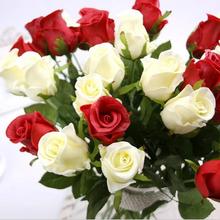 Искусственные цветы, горячая Распродажа, офисное рождественское декоративное свадебное украшение, 5 цветов на выбор, бесплатная доставка 2024 - купить недорого