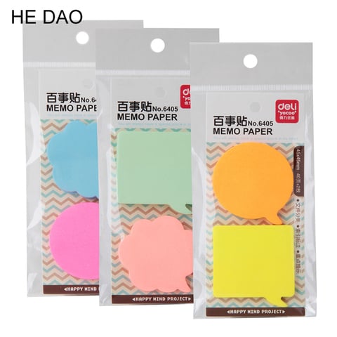 80 sheets Korean Sticky Notes Creative Post Notepad Filofax Memo Pads Office Supplies School Stationery Scratch 2022 - buy cheap