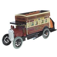 Tin Wind-up Double-decker General Omnibus Collectibles Toy 2024 - buy cheap