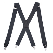Man's Suspenders Fashion Braces Elastic Adjustable Suspensorio 4 Clips Outdoor Bretelles Tirantes Trousers ligas cowboy Strap 2024 - buy cheap