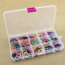 15 grids Removable Plastic Storage Box Transparent Storage Organizer button box Multifunctional Sundries Jewelry Storage Box 2024 - buy cheap