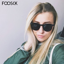 FOOSCK-gafas De Sol redondas para mujer, lentes De Sol De diseñador De marca, a la moda, para verano 2024 - compra barato