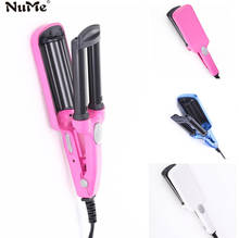 Mini Hair curler rollers 3 Triple Barrel wand curl tongs waver electric curling iron Ceramic styler Big Wave hair styling tools 2024 - buy cheap