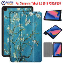 Capa protetora para tablet, para samsung galaxy tab a 8.0 sm p200 p205, capa para galaxy tab a8 2019 p200 2024 - compre barato