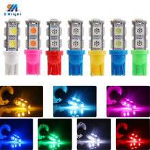 YM e-bright-bombillas LED para coche, luz de lectura de liquidación, color blanco, azul, rosa, verde, amarillo, 12V, 24V, CC, T10, 194, 168, W5W, 9SMD, 10 Uds. 2024 - compra barato