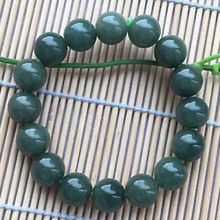 100% Natural Grade A Jade 12mm Oil Blue Jadeite Beads Bracelets A++ 2024 - buy cheap