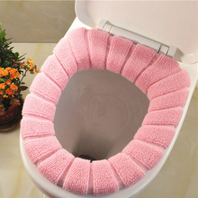 Confortável veludo coral banheiro toalete capa de assento lavável closestool padrão de abóbora almofada macia assento 2024 - compre barato