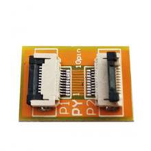 Cabo chato flexível ffc 2 peças, placa de extensão 10p com conector de 0.5mm, adaptador de solda, placa pcb 10 pinos 2024 - compre barato