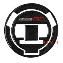 3D Carbon-look Motorcycle Gas Oil Fuel Cap Cover Decal Carbon Fiber Sticker Protect for BMW R1200GS R1200 GS 2008-2012 2024 - buy cheap