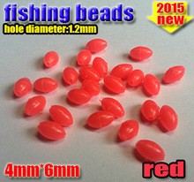 2015new fishing hard  beads  glow bead size:4mm*6mm  quantity:500pcs/lot high quality plastic synthesis 2024 - buy cheap