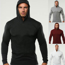 Mens Pure Color Sport Pullover Long Sleeve Hooded Sweatshirt  durable enough for your daily wearing Tops Sweeatshirt Gift 2024 - buy cheap