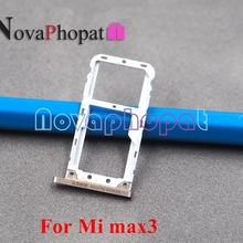 Novaphosat-Adaptador de bandeja para Xiaomi Mi Max 3, reemplazo de ranura para tarjeta SIM 2024 - compra barato