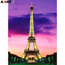 Diamante Mosaico Paisagem Pinturas Torre Eiffel Completa Broca De Diamante Diamante Bordado Ponto Cruz Imagem De Strass XY1 2024 - compre barato