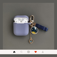 Милый милый брелок с астронавтом для Apple Airpods чехол мягкий Bluetooth беспроводные наушники чехол для AirPods мягкая зарядная коробка 2024 - купить недорого