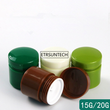 100pcs 20ml PP cream Jar boxes Empty Plastic Cosmetic Container Small Sample Makeup Sub-bottling F2434 2024 - buy cheap