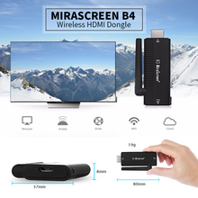 MiraScreen B4 беспроводной ТВ-накопитель HDMI ключ 1080P HD ТВ-приёмник DLNA Airplay дисплей miracast WIFI антенна Android/IOS 2024 - купить недорого