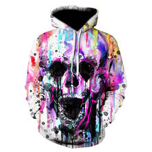 Fashion Hoodie Sweatshirts Men Womens Hoodies Long Sleeve Skull Punisher Grim Reaper 3D Print Hip Hop Hooded Pullover Jacket 2024 - buy cheap