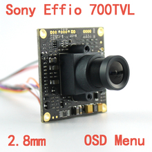 1/3" Sony Effio-e 4140+811 700TVL  2.8mm Lens Wide View  CCD CCTV Camera Board With OSD Menu Chipboard for Security Camera 2024 - buy cheap
