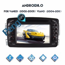 Radio con GPS para coche, reproductor con Android 8,0, Octa Core, CD, DVD, 2 Din, estéreo, para Vaneo, Viano, Vito, C-W203, CLK-C209, W209, G-W463 2024 - compra barato