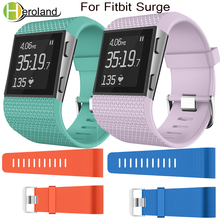 Bracelet sport soft silicone Watch strap For Fitbit Surge Strap Watch Bands Replacement Smart adjustment Wristband New arrival 2024 - buy cheap