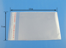 DoreenBeads 200PCs Clear Self Adhesive Seal Plastic Bags 7x12cm (B03359), yiwu 2024 - buy cheap