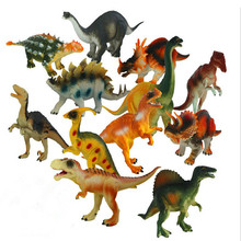 12 шт./компл., Имитация Динозавра, модель, игрушки, мягкая пластиковая модель динозавра, декоративные игрушки, динозавры, детские игрушки 2024 - купить недорого