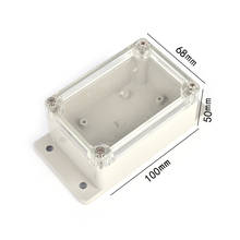 1Pcs 100*68*50mm Small Electronics Enclosure Clear Plastic Enclosure Waterproof Junction Box Switch Box DIY PLC Project Box 2024 - buy cheap