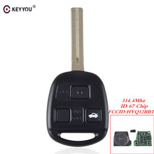 KEYYOU For Lexus RX350 RX450h RX400h RX330 EX330 2004-2010 Remote Entry Ignition Power Key Fob 3 Buttons HYQ12BBT 4D67 315Mhz 2024 - buy cheap
