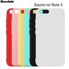 Ультратонкий матовый однотонный чехол из Frsted для Xiaomi Mi note 3, 5,5 дюйма, мягкий силиконовый гелевый Чехол для Xiaomi Note 3 note 3 2024 - купить недорого