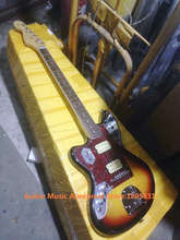Электрическая гитара Sunburst для левой руки, Новое поступление, оптовая продажа гитар OEM, бесплатная доставка 2024 - купить недорого