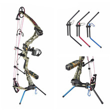 Compound Bow Stand  Metal Portable Stand Holder Rack Removable Buckle Bow Support For  Archery Hunting Shooting 2024 - buy cheap