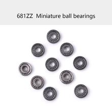 100Pcs 681ZZ Ball Bearings 1x3x1mm Miniature Deep Groove Bearing for Skateboard Wheels Model Toys for Hardware Accessories 2024 - buy cheap