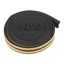 5 Meters Self Adhesive P Type Doors and for Windows Foam Seal Strip Soundproofing Collision Avoidance Rubber Seal Collision 2024 - buy cheap