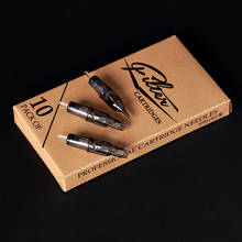 10 pcs/lot Original Filter Cartridge Tattoo Needles Round Liner #10 0.30 mm Membrane System Needles for Cartridge Machine Grip 2024 - купить недорого
