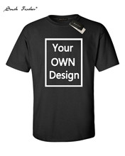 Индивидуальная Футболка с принтом ваш собственный дизайн логотип бренда/изображение на заказ для мужчин DIY хлопковая футболка Топы 21 цвет 2024 - купить недорого