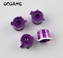 OCGAME 40 шт = 10 наборов металлические ABXY алюминиевые сменные кнопки пули для PS4 PS3 контроллера 2024 - купить недорого