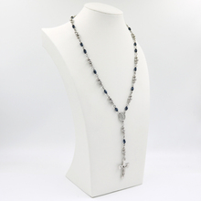 1 New store Promotions Catholic Religious Christian Mary Rosary Necklace Crystal Prayer Beads Cross Jesus Men Women Pendant 2024 - buy cheap