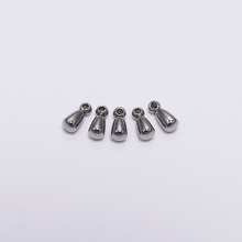 20Pcs 2.6*6.2mm Stainless steel Bead Findings Extender Chain Pendant Water Drop End Beads For DIY Jewelry Making Accessories 2024 - buy cheap