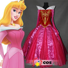 Halloween costumes for adult women sleeping beauty princess aurora cosplay costume Aurora princess dress custom made 2024 - buy cheap