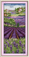 Lavender Champaign Scenic Needlework, Cross stitch,Sets Embroidery kits,Precise Printed Patterns Cross-Stitching,DIY Handmade 2024 - buy cheap