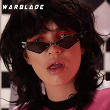WarBLade New 2018 Modern Cool Cateye Sunglasses Women Men Sexy Vintage Rimless Brand Designer Small Rimless Triangle Sun Glasses 2024 - buy cheap