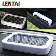 LENTAI-caja de bambú para coche, accesorio para Mercedes benz w204 w203 Audi a3 a4 b6 b8 a6 b7 c5 Ssangyong MG, 1 unidad 2024 - compra barato