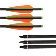 6 Pcs 16"/18"/20"/22" Archery Hybrid Carbon Crossbow Bolt Arrows Bow Hunting 4" Vane 125 Grains Field Point Insert Free Shipping 2024 - buy cheap