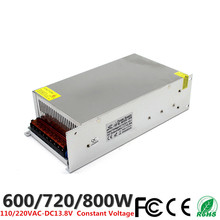 DC 13.8V 43.5A 600W 52A 720W 58A 800W LED Driver Switching Power Supply 110V 220V AC-DC Constant Voltage Transformer CCTV CNC 2024 - buy cheap